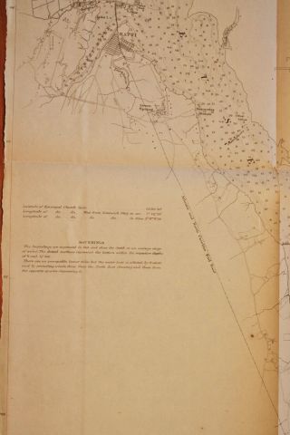 1867 US Coast Survey Map Port of Berne [Bern],  North Carolina 3
