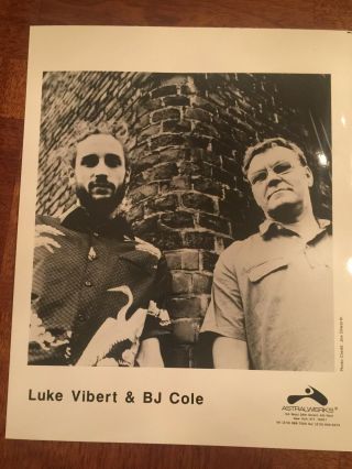 Luke Vibert & Bj Cole Electric Music Artists Vintage 8x10 Press Photo