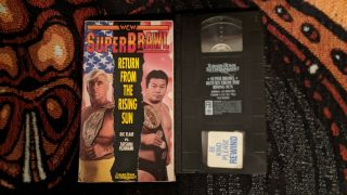 Wcw Vhs Ppv Event Brawl1991 91 Return From The Rising Sun Wwf Ecw Oop Rare