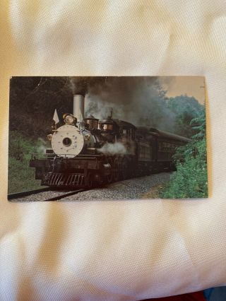 Clinchfield Railroad’s Locomotive 1 Vintage Train Railroad Post Card