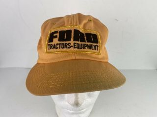 Vintage Ford Tractors Equipment Snapback Trucker Hat Cap 70s 80s Rare K Products