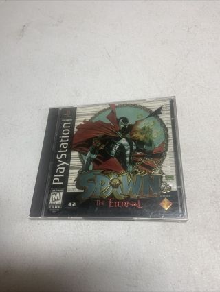 Spawn The Eternal Very Rare Chrome Cover Art Sony Playstation Ps1 Complete Ni
