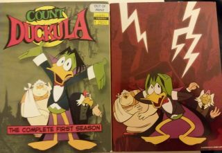 Count Duckula The Complete First Season Dvd 3 Disc Set Rare Animation Vg Fr/shpg