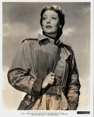 Loretta Young American Actress Stylish Portrait 1940 Photo By A L Whitey Schafer