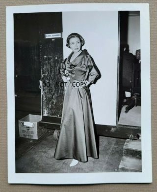 C.  1960 Photo.  Actress Blake Edwards On Movie Set