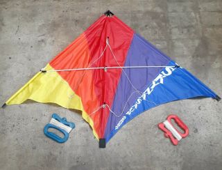 Vintage Skynasaur Aerobat Rainbow Dual Line Stunt Kite - Rare
