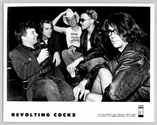 Vintage Glossy Music Press Photo Revolting Cocks Industrial Rock Alternative