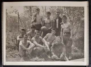 Football USSR Army Handsome men love football sports Jock Muscle bulge old photo 2