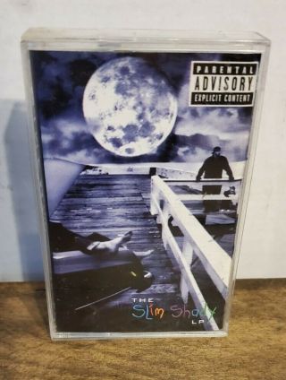 Eminem - The Slim Shady Lp - Cassette Album (1999) Aftermath Rare