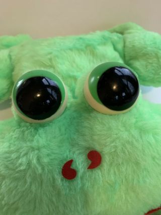 RARE Vintage The Rushton Company Plush Stuffed Animal Green Frog Toad Gift 12” 2