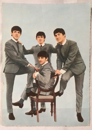 1964 Beatles Photo Card - Post Card - Hd 108 - Germany - Vintage - Antique
