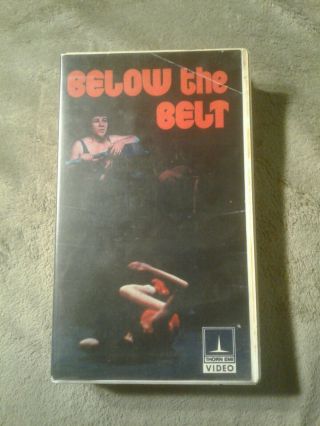 Below The Belt Movie Vhs 1980 Out Of Print Wrestle Movie Rare Movie Mildred Burk