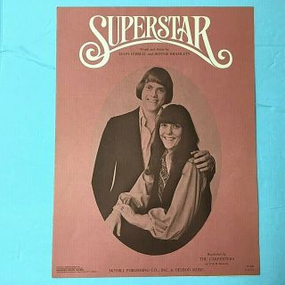 The Carpenters Sheet Music For “superstar” Pc1913