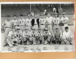 1938 American Legion Baseball Photo Post 87 High Point North Carolina