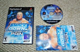 Wwe Wrestling Smackdown Here Comes The Pain Ps2