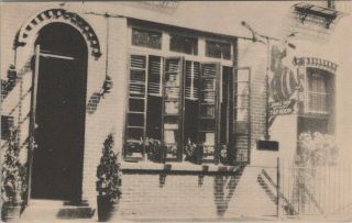 Vintage Postcard,  The Jumble Shop Restaurant,  28 West 8th,  York City