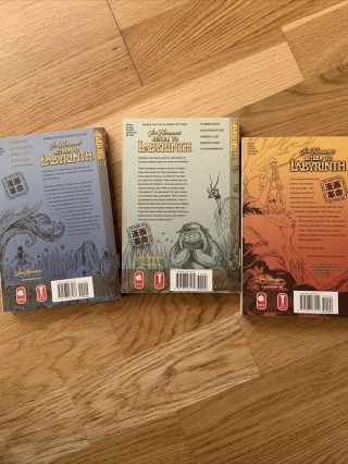 Jim Henson ' s Return To Labyrinth Paperback Book 1 2 3 Bundle Manga Rare 2