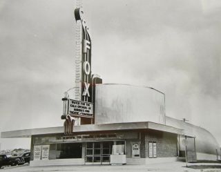 Vtg 8 X 10 Photo Grand Opening 1946 Fox Theatre Movie Theater Aurora Colorado 1
