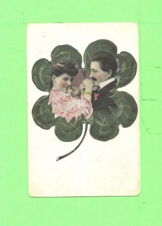 Mb Postcard Lovers Men And Woman Beauty Irish Vintage Post Card
