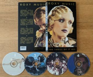 Roxy Music – The Thrill Of It All (rare,  4 Cd Box Set 1995 With 72 Page Book)