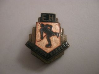 Rare Old Earls Court Rangers Ice Hockey Club Enamel Brooch Pin Badge