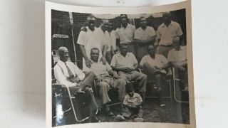 Vintage Photo African American Men Gathering 1940 