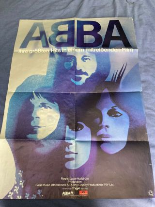 Abba Rare Abba The Movie German Poster
