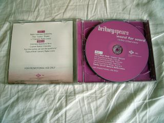 BRITNEY SPEARS - Word For Word - A Radio Interview - RARE 2000 USA PROMO 2 - CD EX 2