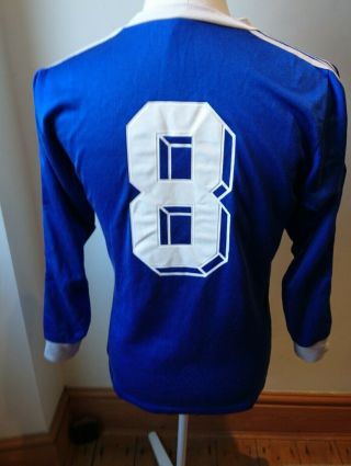 Rare 1970s Adidas Long Sleeve No.  8 Football Shirt West Germany Made Template