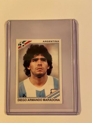 Rare Diego Maradona Panini Mexico 1986 World Cup Story Sticker 171
