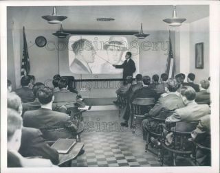 1957 Press Photo Police Officers In Fbi National Academy Training 1950s