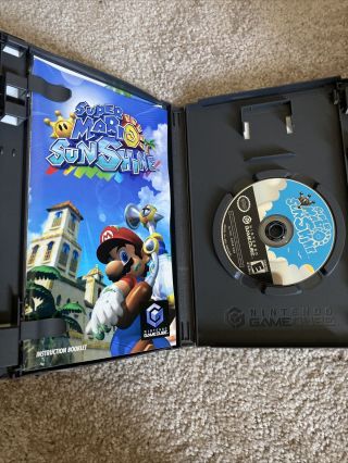 Mario Sunshine GameCube Player ' s Choice Complete CIB HTF RARE 3