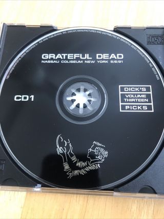 Grateful Dead: Dick ' s Picks Volume 13,  Nassau York 5/6/1981 3 CD Rare OOP 3