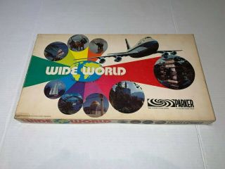 Rare Vintage 1979 Wide World Board Game Parker Bros 100 Complete