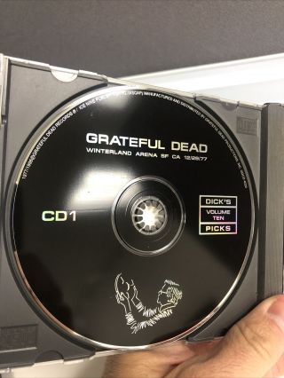 Grateful Dead Dick ' s Picks Volume 10 Winterland 12/29/1977 CA 3 CD GDCD,  Rare 3