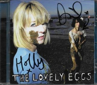 " Cob Dominos " Rare Cd - Hand Signed By Both Holly And David From The Lovely Eggs