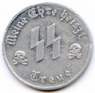 Germany (Austrian occp) Kantine token c1940 ' s 50 Groschen ext rare lotmar4041 2