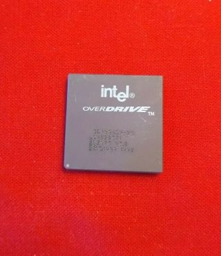 Intel Odp486sx - 20 Overdrive Sz873 486sx - 20 20 Mhz Socket 3 ✅ Very Very Rare