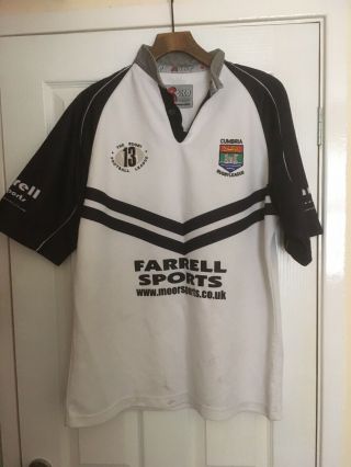 Very Rare Cumbria Rugby League Shirt Size Large
