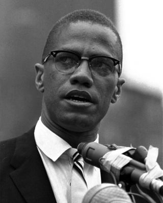 1963 Harlem Civil Rights Rally Malcolm X Glossy 8x10 Photo Print Minister Poster