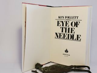Eye Of The Needle by Ken Follett 1978 Hardcover 1st Edition 1st Printing RARE 3