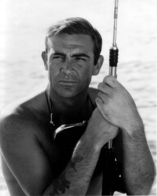 Sean Connery In The Film " Thunderball " James Bond 8x10 Publicity Photo (zz - 334)