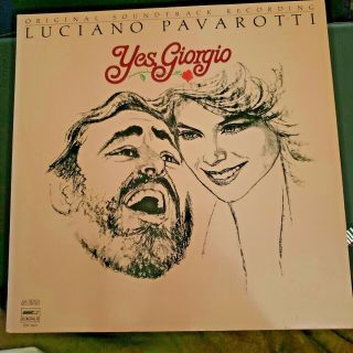 Rare Autographed Luciano Pavarotti Yes,  Gorgio Soundtrack Vinyl Lp 1982