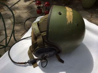 RARE Gentex MK - 1697/G US Military ARMORED Vehicle CREW Helmet M138/G 2