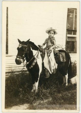 1952 Little Cowboy Ralph Riding Horse Door 2 Door Photo
