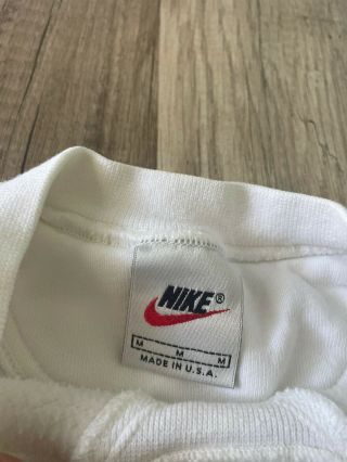 Vintage Nike Basketball Mens USA White Tag Sz M Lady Foot Locker Rare Sweatshirt 3
