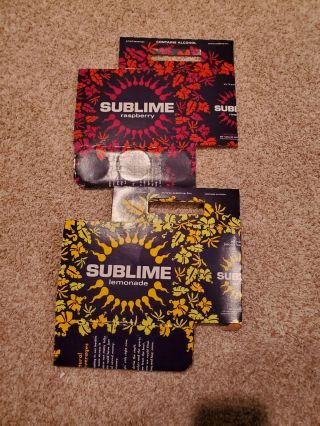 Sublime Raspberry And Lemonade Empty 6 - Pack Boxes,  Rare,  Htf,  Brad Nowell