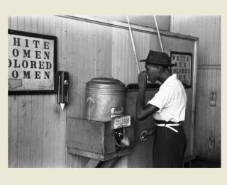 1939 Colored Drinking Fountain Photo Black Civil Rights Segregation Jim Crow Law