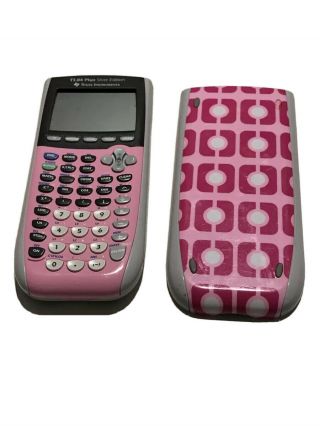 Texas Instruments Ti - 84 Plus Silver Edition Calculator Pink Rare Style