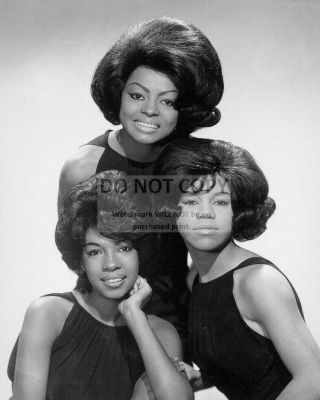 " The Supremes " Motown Music Group Diana Ross - 8x10 Publicity Photo (dd467)